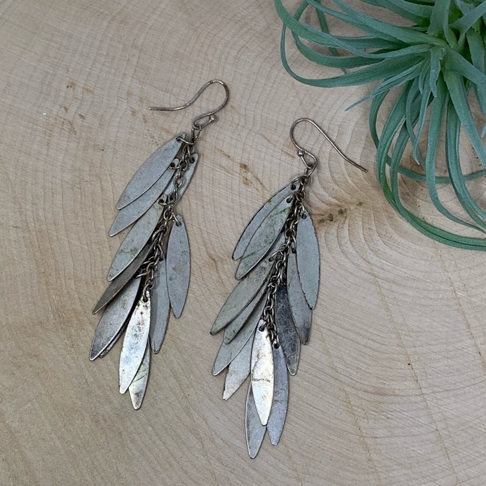 🌸 2 for $12! Long Silver Earrings